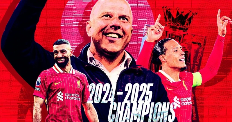 HLV Arne Slot tạo dấu ấn mạnh mẽ khi giúp Liverpool vô địch ngay mùa đầu tiên. 