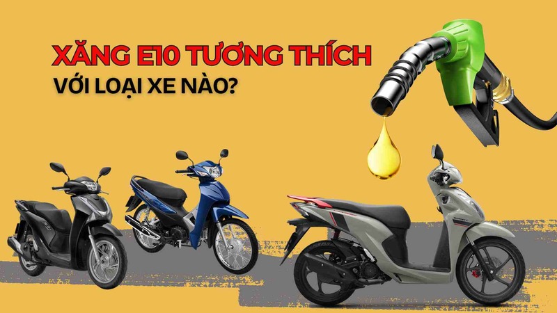 Xe máy đời mới, đặc biệt là xe phun xăng điện tử, thường có khả năng tương thích tốt hơn với E10. 